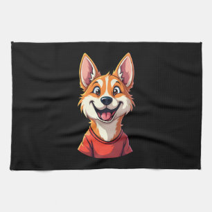 Linge De Cuisine Haut de tank Happy Australian Cattle Dog