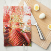 Linge De Cuisine Haut-parleurs audio à chaud (Quart Plié)