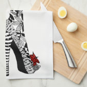 Linge De Cuisine Haut Talon Stiletto Mode Chaussures Cuisine Servie (Quart Plié)