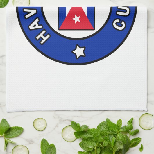 Linge De Cuisine Havane Cuba (Plié)