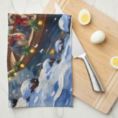 Linge De Cuisine Havanese Christmas Boat Holiday (Quart Plié)