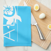 Linge De Cuisine Hawaï - Aloha tortue (Quart Plié)