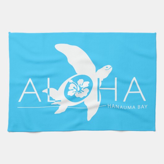 Linge De Cuisine Hawaï - Aloha tortue (Horizontal)