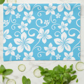 LINGE DE CUISINE HAWAII BLEU (BLEU) (Plié)