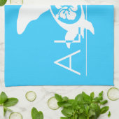 Linge De Cuisine Hawaii - Tortue Aloha (Plié)