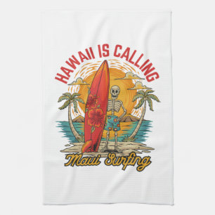 Linge De Cuisine Hawaii vous appelle Maui Surfing Island Vibes