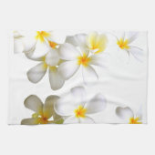 Linge De Cuisine Hawaiian white plumeria flower (Horizontal)
