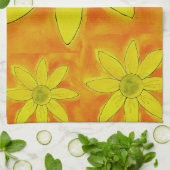 Linge De Cuisine He Loves Me Daisy - American MoJo Kitchen Towel (Plié)