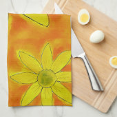 Linge De Cuisine He Loves Me Daisy - American MoJo Kitchen Towel (Quart Plié)