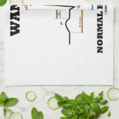 Linge De Cuisine Hearbeat normal Recherché (électrocardiogramme (Plié)