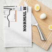 Linge De Cuisine Hearbeat normal Recherché (électrocardiogramme (Quart Plié)