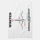 Linge De Cuisine Hearbeat normal Recherché (électrocardiogramme (Vertical)