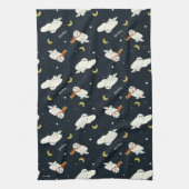 Linge De Cuisine Hedwig Motif Clair de Lune Nocturne (Vertical)