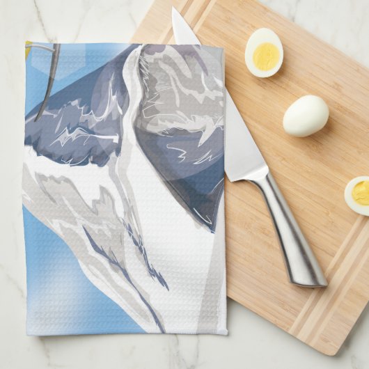 Linge De Cuisine Hélicoptère de secours (Quart Plié)