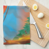 Linge De Cuisine Hélicoptère de secours (Quart Plié)