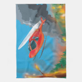 Linge De Cuisine Hélicoptère de secours (Vertical)