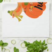 Linge De Cuisine "Hello Citrouille Fall Kitchen Towne - Autumn Farm (Plié)