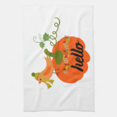 Linge De Cuisine "Hello Citrouille Fall Kitchen Towne - Autumn Farm (Vertical)