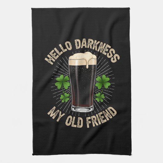 Linge De Cuisine Hello Darkness My Old Friend (Vertical)