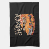 Linge De Cuisine Hello Fall Funny Sloth Halloween pumkin Classic T- (Vertical)