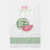 Linge De Cuisine Hello Summer Watermelon En vichy (Vertical)