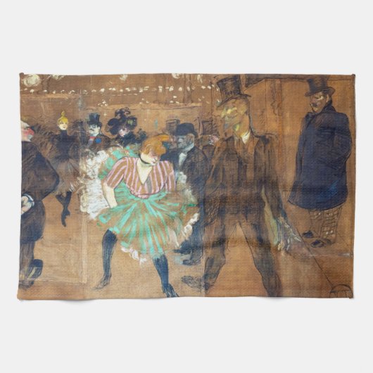 Linge De Cuisine Henri de Toulouse-Lautrec - Danse à la Rouge (Horizontal)