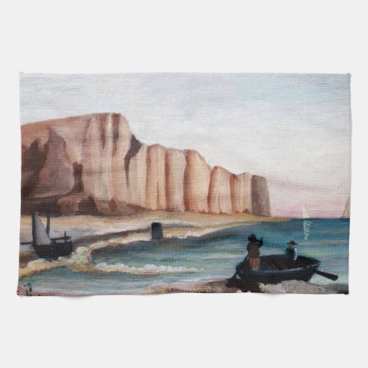 Linge De Cuisine Henri Rousseau - Falaises (Horizontal)