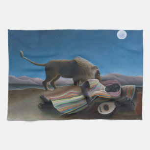 Linge De Cuisine Henri Rousseau - La Bohémienne endormie