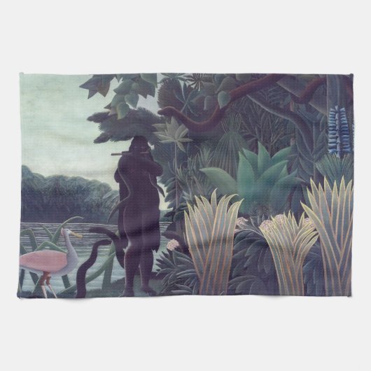 Linge De Cuisine Henri Rousseau - Le Charmeur Des Serpents (Horizontal)