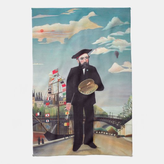 Linge De Cuisine Henri Rousseau - Mon portrait-Paysage (Vertical)
