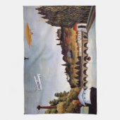 Linge De Cuisine Henri Rousseau - Pont de Sèvres et collines de Cla (Vertical)