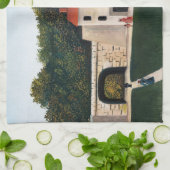 Linge De Cuisine Henri Rousseau - Promeneurs dans un parc (Plié)