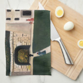 Linge De Cuisine Henri Rousseau - Promeneurs dans un parc (Quart Plié)