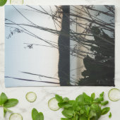 Linge De Cuisine Herbes au lac Sunset (Plié)