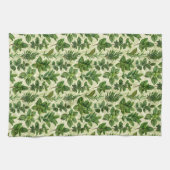Linge De Cuisine Herbes Vertes Fraîches (Horizontal)
