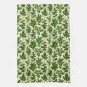 Linge De Cuisine Herbes Vertes Fraîches (Vertical)
