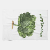 Linge De Cuisine Herbivore Kale Végétarien Végétarien (Horizontal)