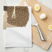 Linge De Cuisine Hérisson de diplôme (Quart Plié)