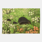 Linge De Cuisine Hérisson et bébé de style Art nouveau néerlandais (Horizontal)