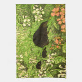 Linge De Cuisine Hérisson et bébé de style Art nouveau néerlandais (Vertical)