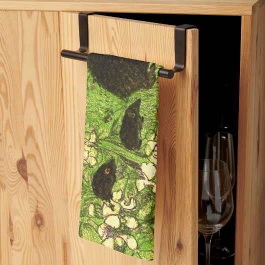 Linge De Cuisine Hérisson et bébé de style Art nouveau néerlandais (Pliage en tiers)