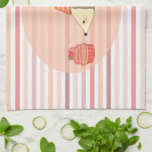 Linge De Cuisine Hérisson et petit gâteau de partie (Plié)