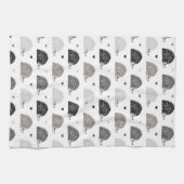 Linge De Cuisine Hérissons et coeurs (Horizontal)