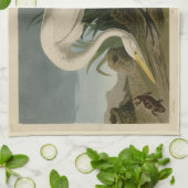 Linge De Cuisine Héron blanc, Grandes aigrettes, Oiseaux d'Amérique (Plié)