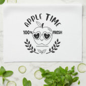 Linge De Cuisine Heure Apple (Plié)