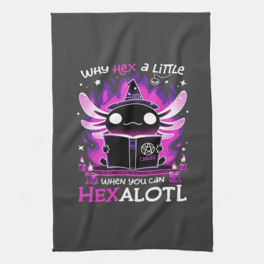 Linge De Cuisine Heure de Sortie Axolotl - Salamandre (Vertical)