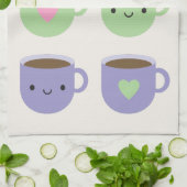 Linge De Cuisine Heure du thé - Kawaii Cup de thé (Plié)