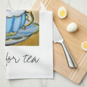 Linge De Cuisine heure pour le thé (Quart Plié)