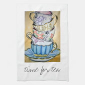 Linge De Cuisine heure pour le thé (Vertical)