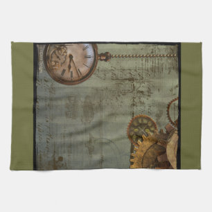 Linge De Cuisine Heure Steampunk